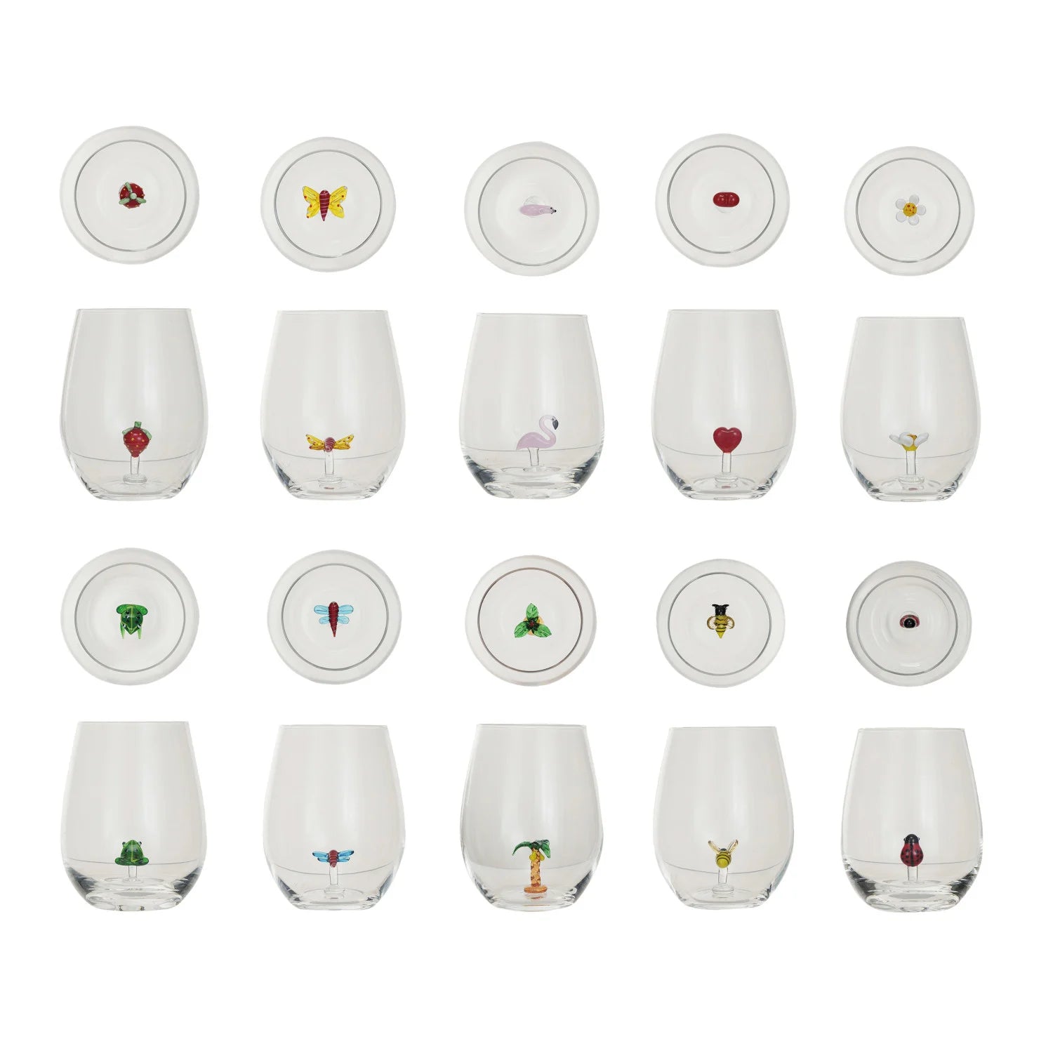 Stemless Wine Glass 10 Styles