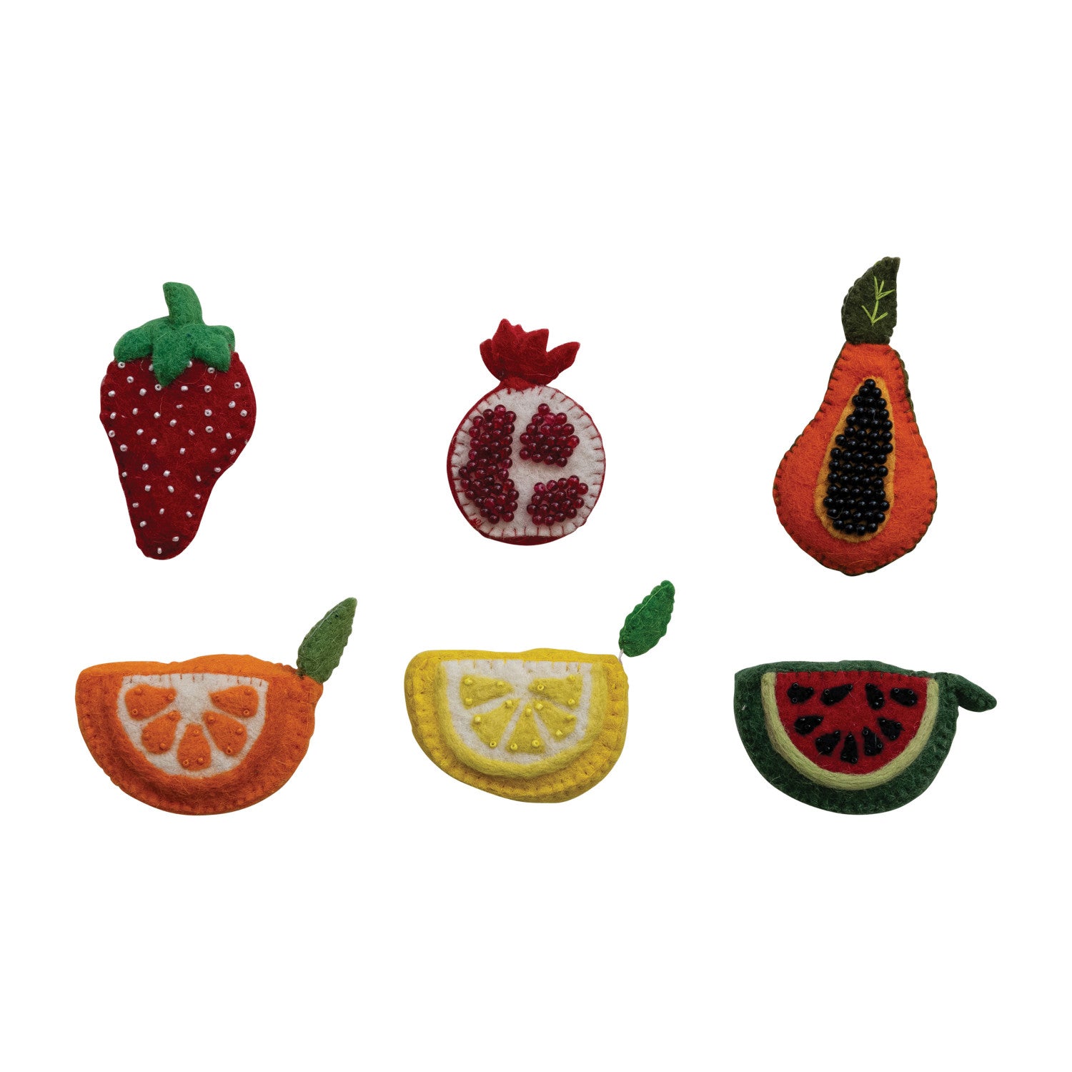 Embroidered Wool Felt Tape Measure 6 Styles