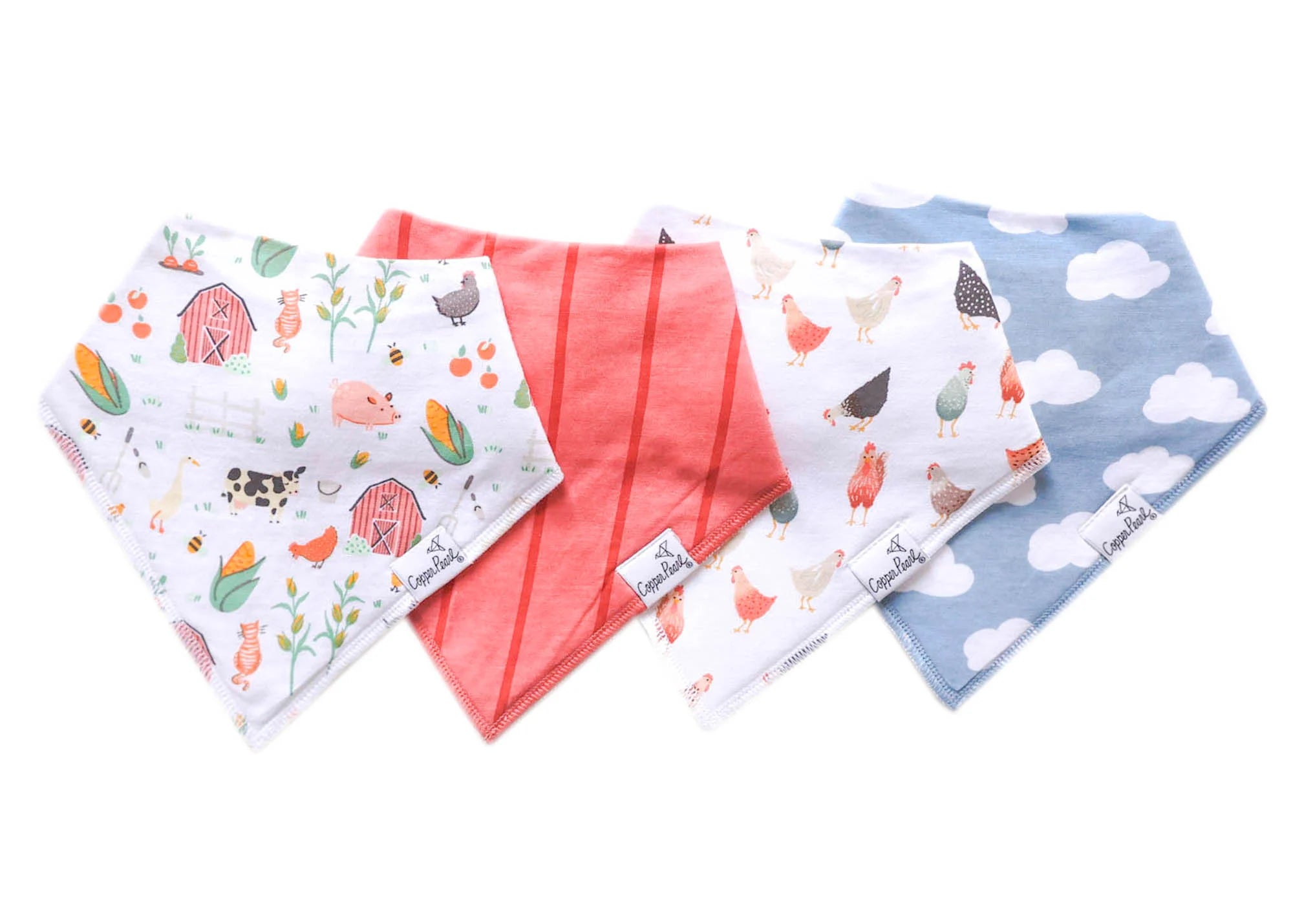Bandana Bib Set (4 Pack)