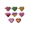 Handmade Glass Beaded Fabric Heart Shaped Tape Measure 8 Styles