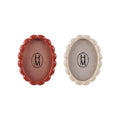 Oval MDF Scalloped Photo Frame 2 Colors