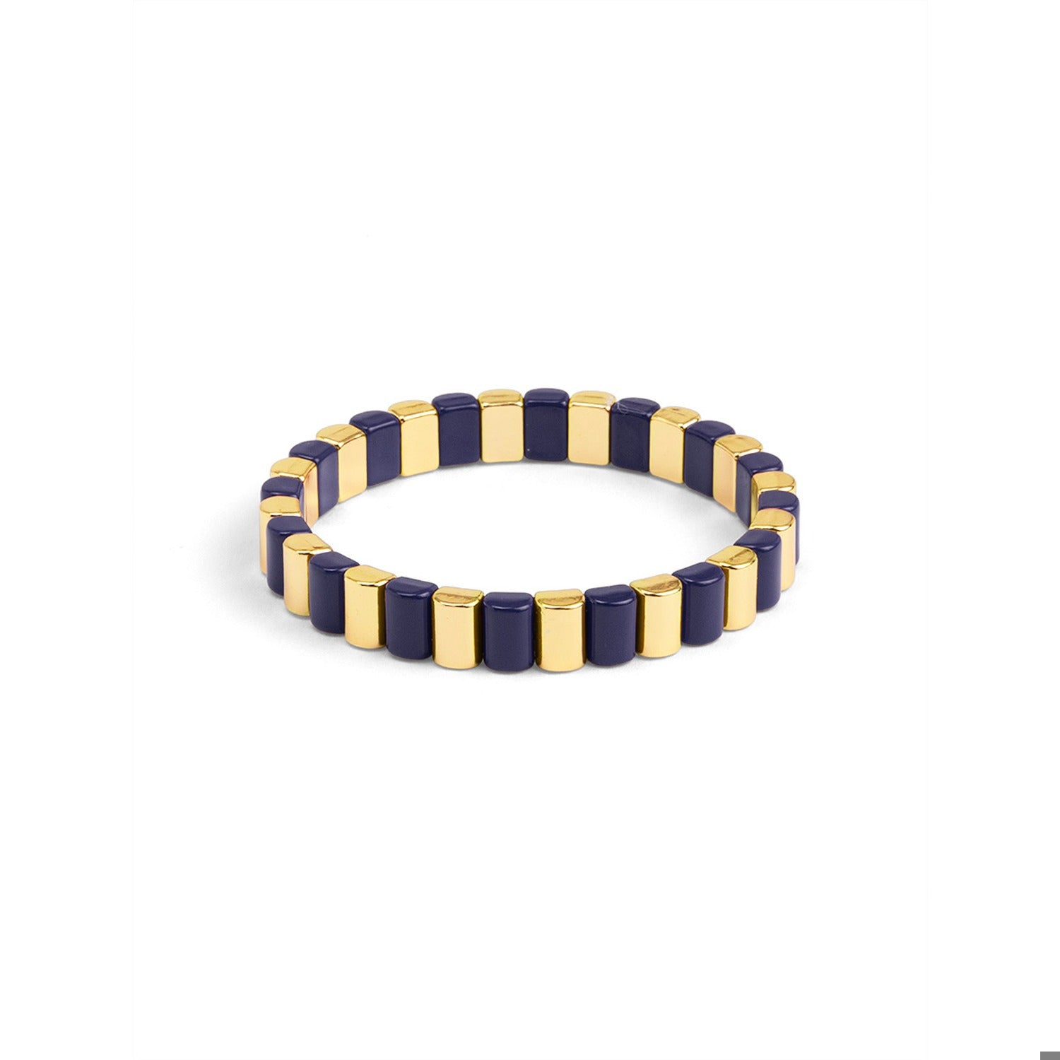 Enamel Tile Stretch Bracelet