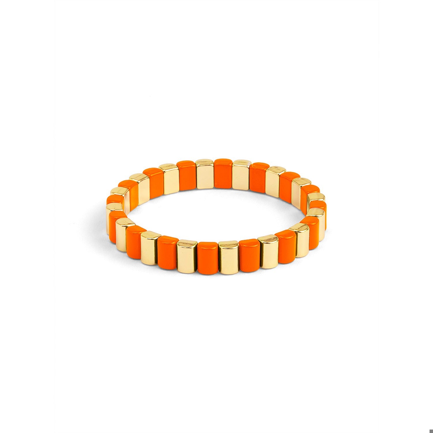 Enamel Tile Stretch Bracelet